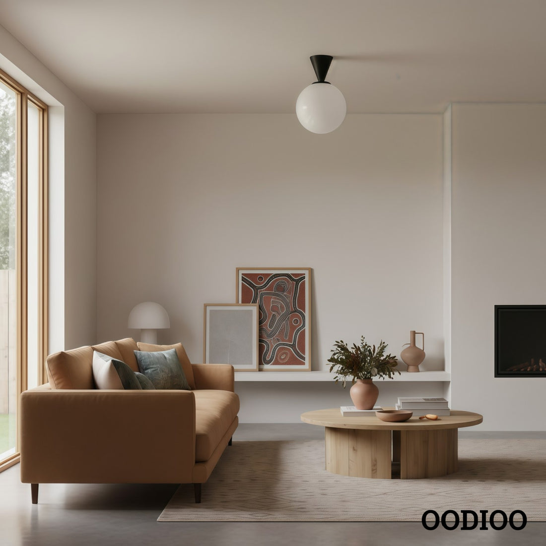 Ulvara Contemporary Round Ceiling Light – Sleek Flush Mount Fixture for Modern Interiors