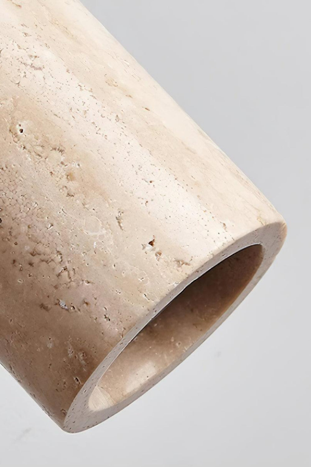 Mireille Modern Cylindrical Travertine Pivot Wall Light