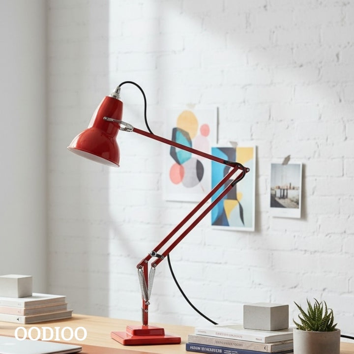 Original 1227 Vintage Metal Task Table Lamp with Adjustable Arm for Study Desk