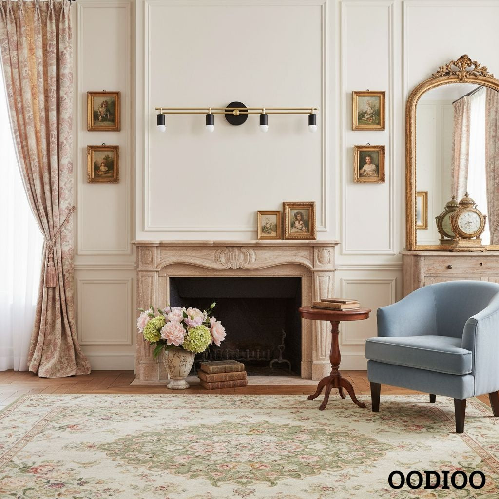 Lumen Elegant Multi Light Vanity Fixture – Art Deco Inspired Bathroom Wall Lamp