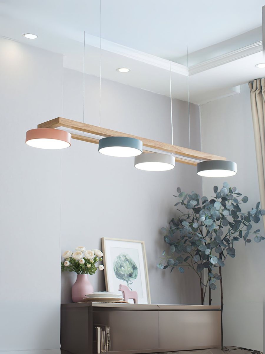 Modern Minimalist Bird 4-Light Pendant Light