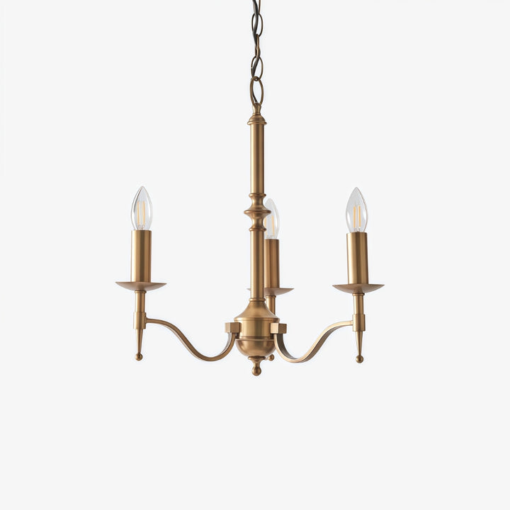 Tela Brass and Nickel Chandelier – Elegant Multi-Light Fixture for Foyers and Kitchens