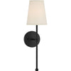 Nordic Rustic Brass Fabric Wall Lamp