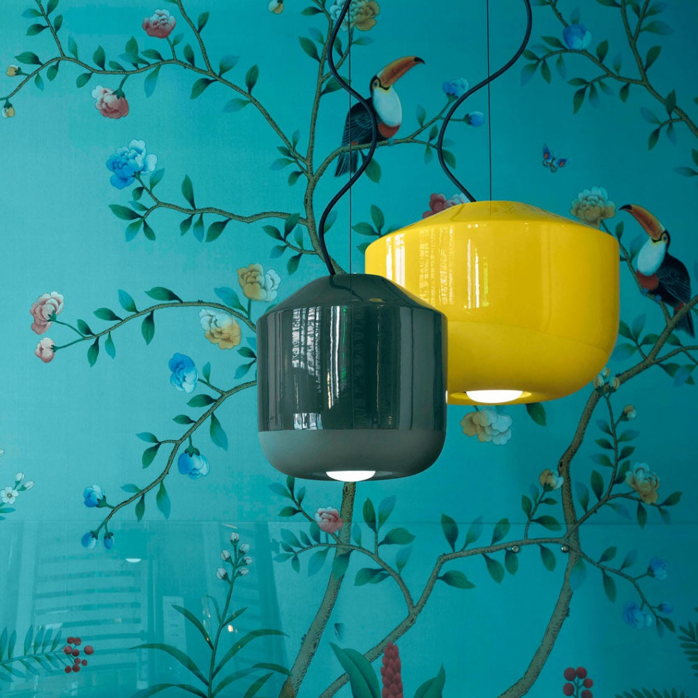 Minimalist Ceramic Hanging Light With Nature-Inspired Form