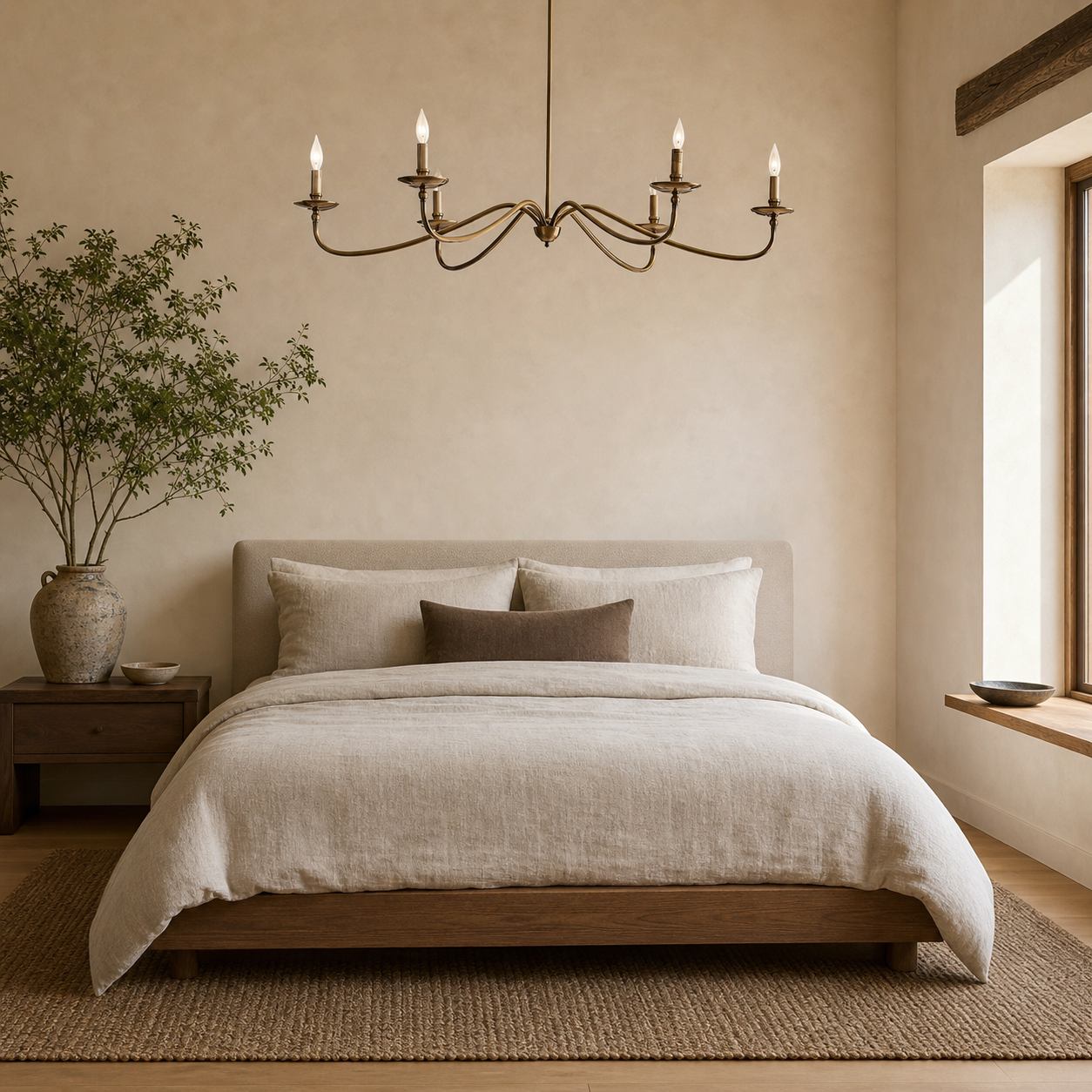 Rowan Timeless Iron Candle Design Chandelier - Industrial Interior Lighting For Bedroom