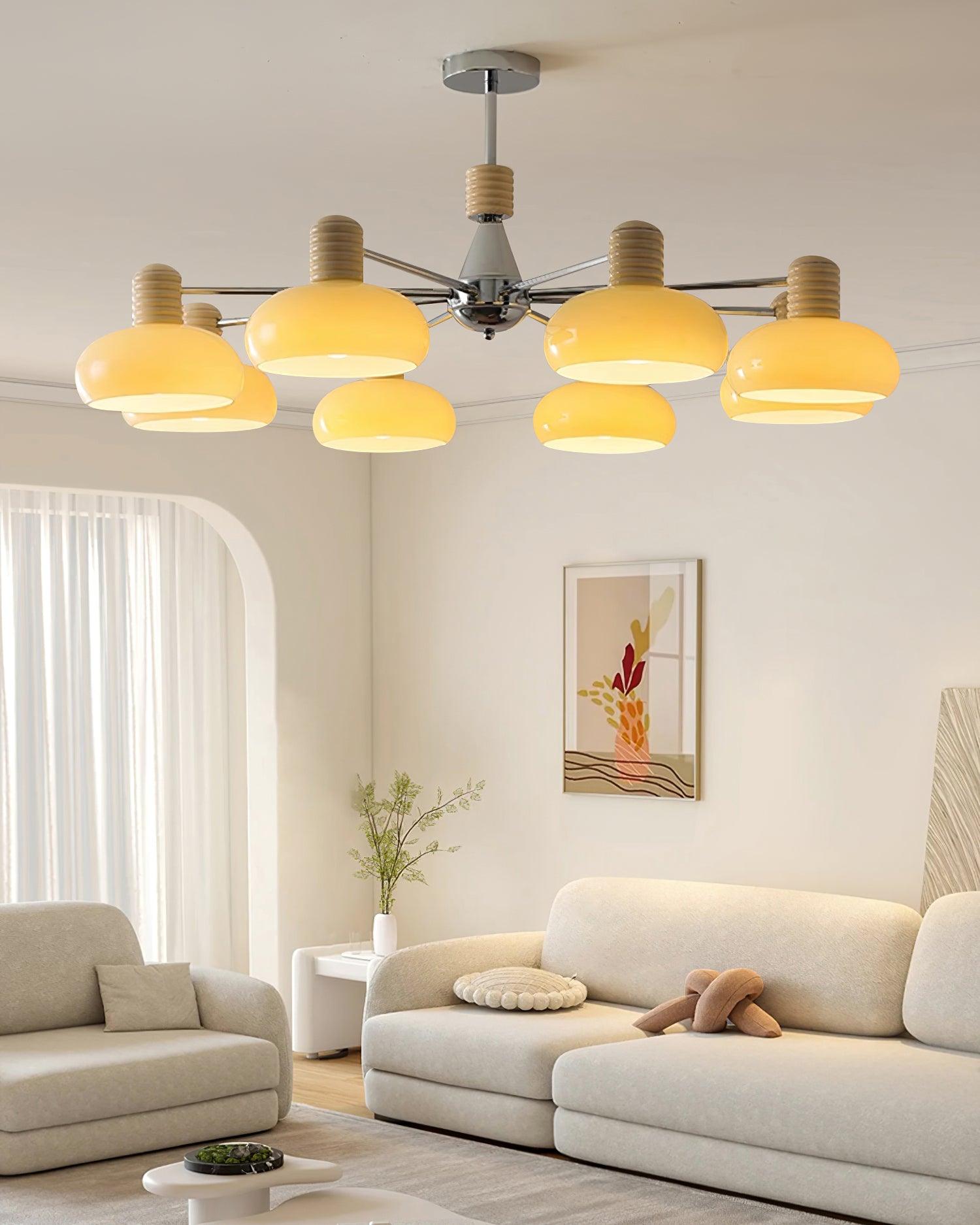 French Persimmon Chandelier