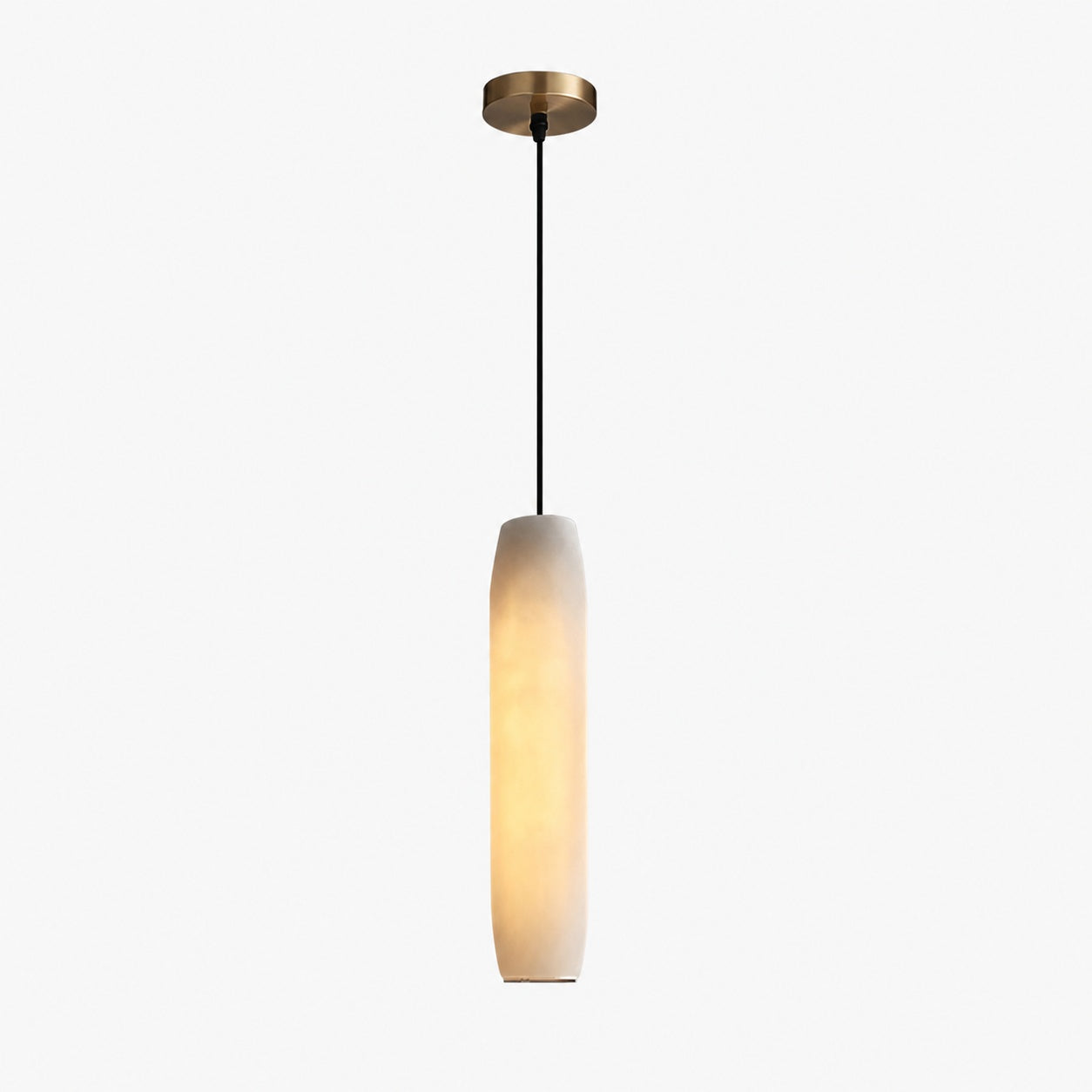 Alabaster Flute Pendant Light