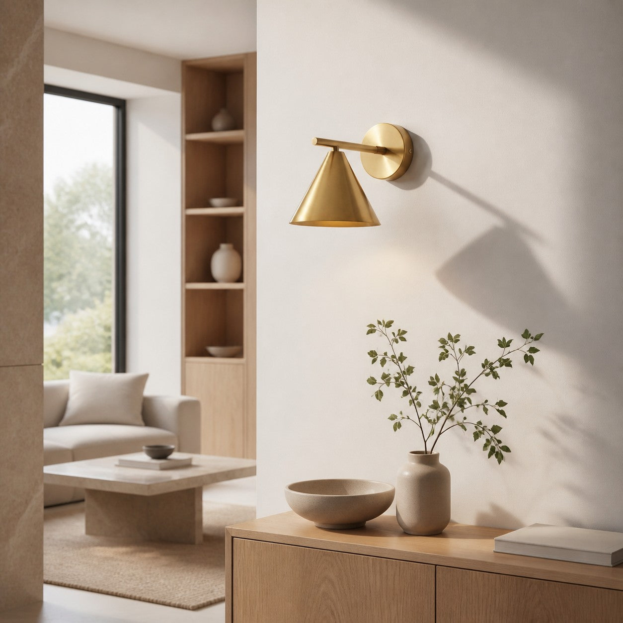 Oricone Modern Adjustable Arm Wall Light – Minimalist Metal Design for Home Interiors