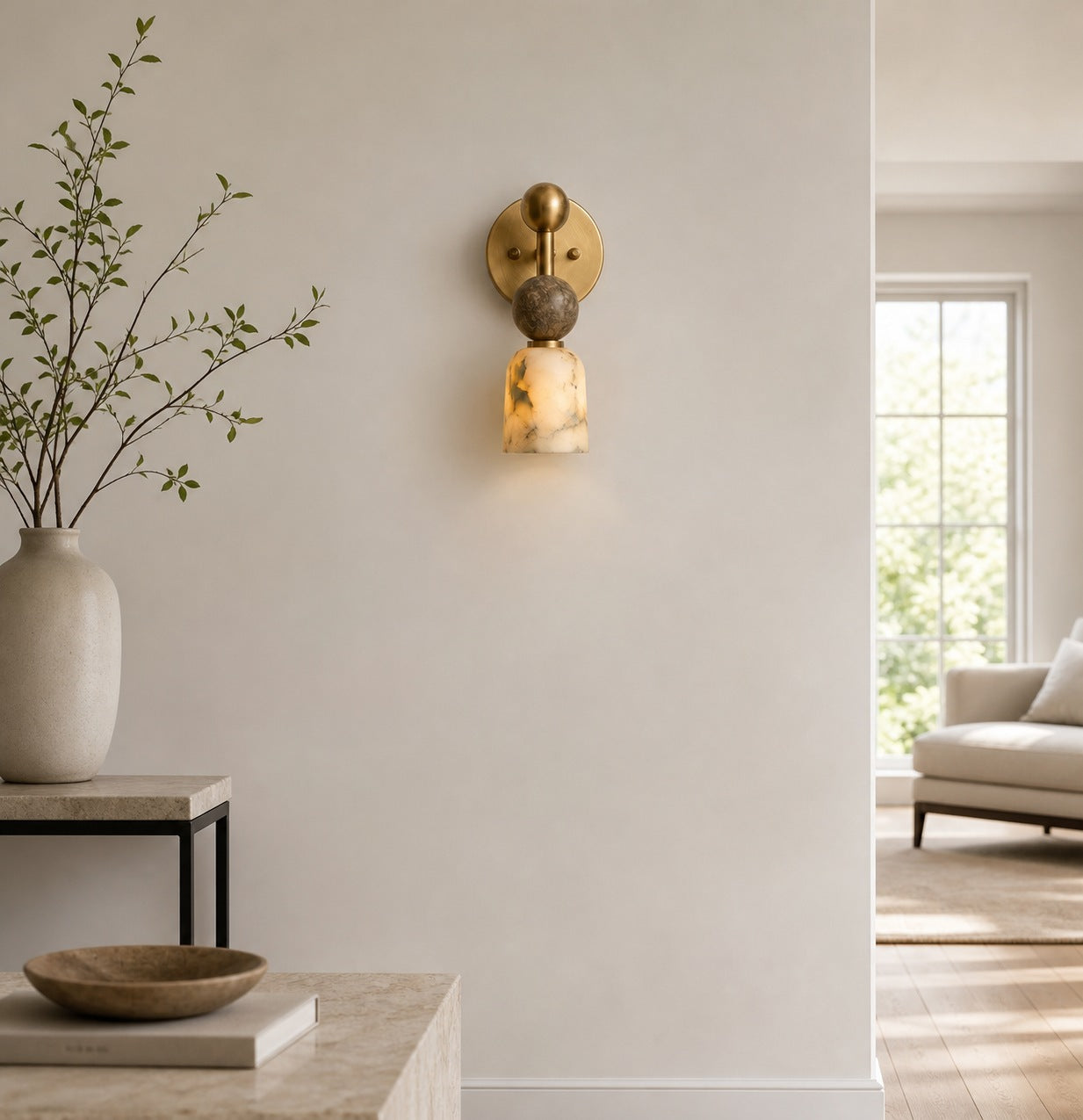Minimalist Wall Lamp Modern Linear Sconce Light for Bedroom Hallway