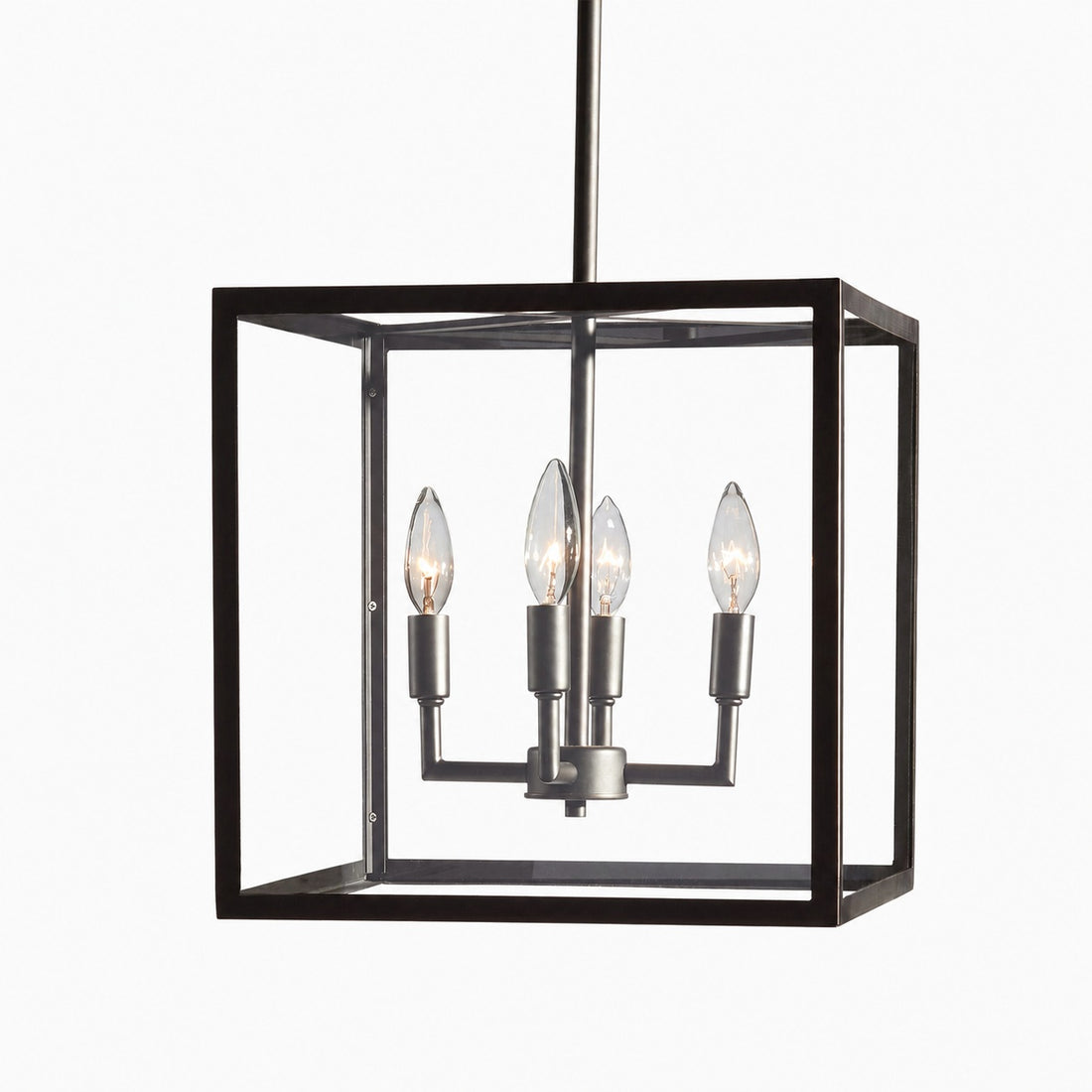 Ferrix Modern Outdoor Lantern Iron Pendant Lamp - Industial Glass Lighting Design