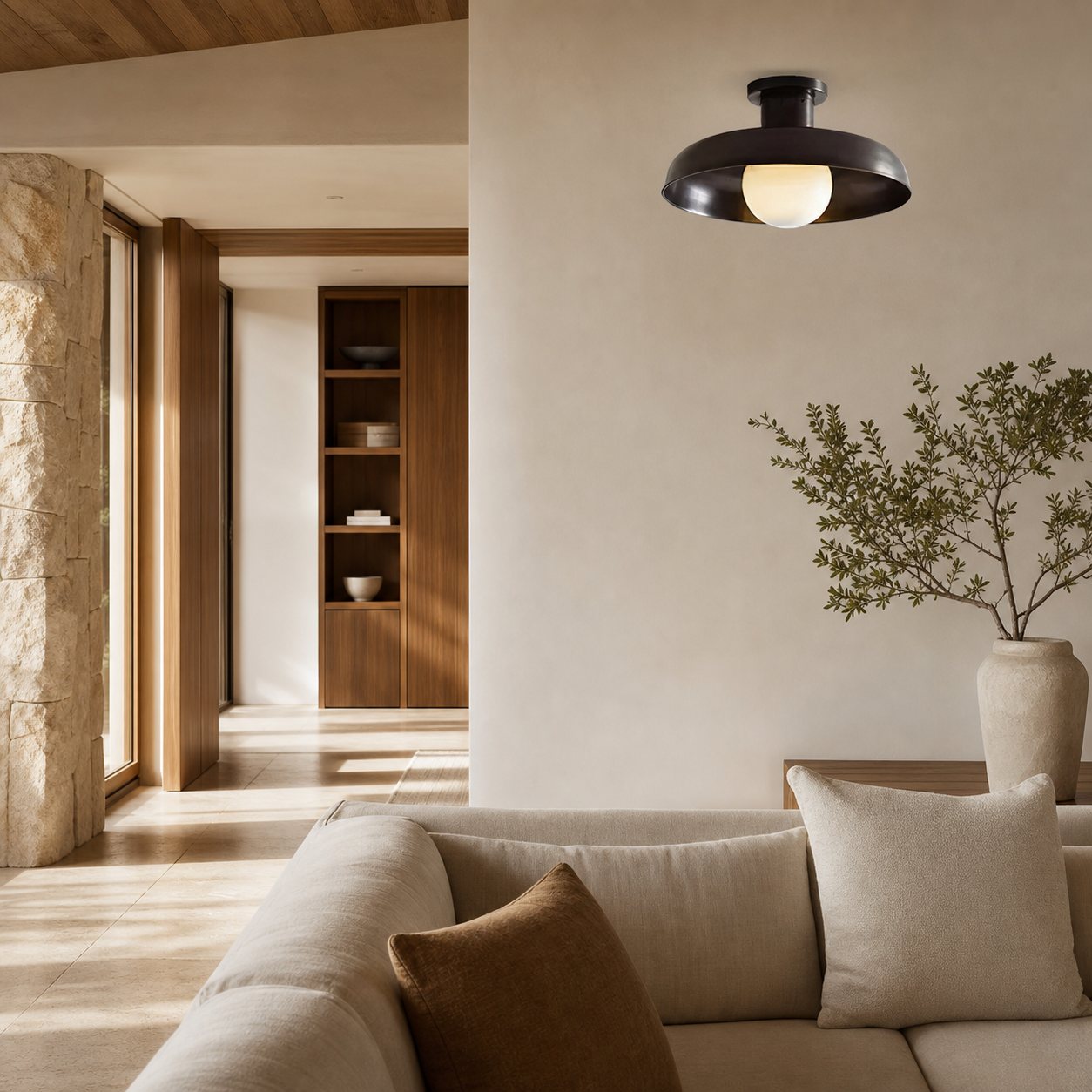 Cadence Semi Flush Ceiling Lamp