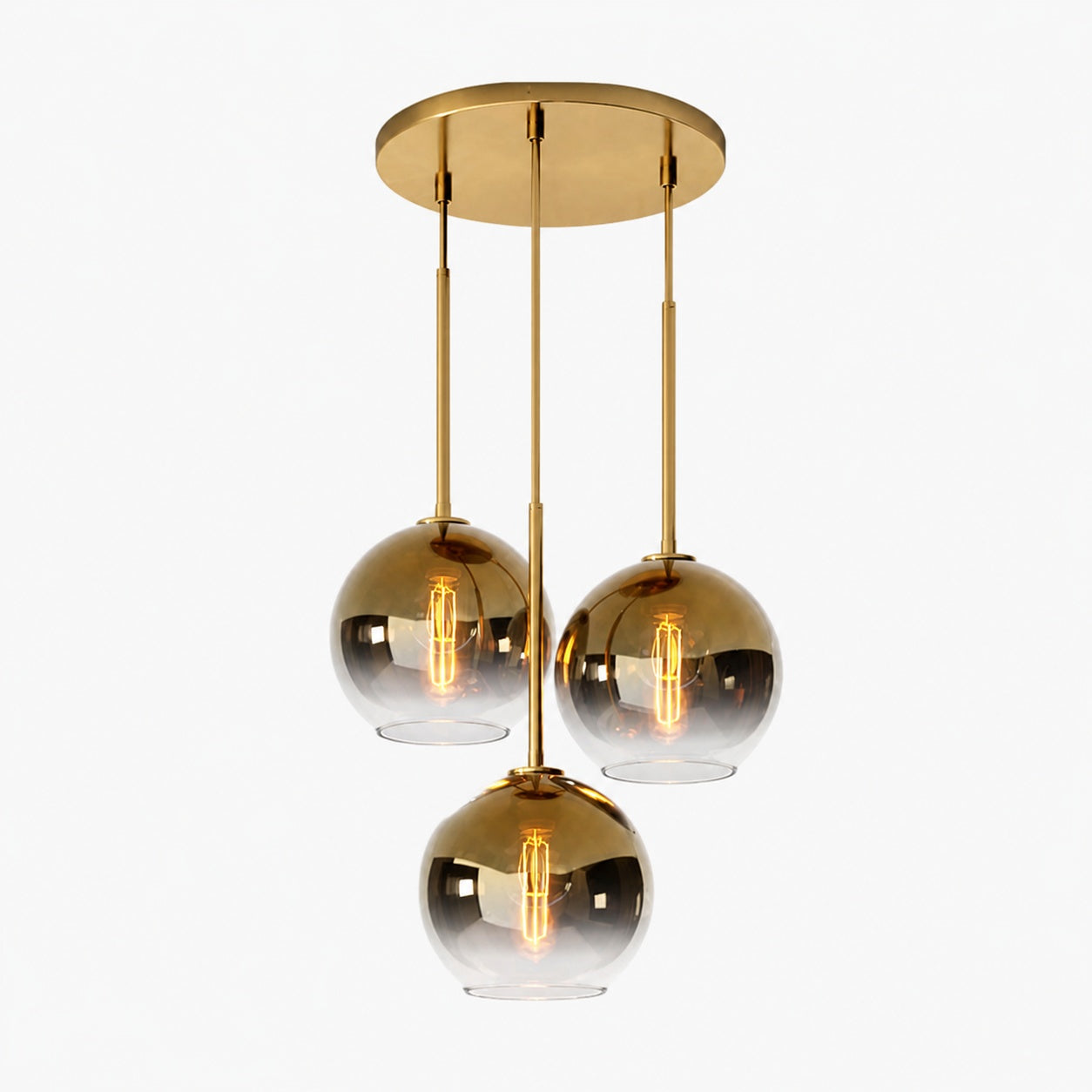 Selvion Minimalist Crystal Chandelier - Handcrafted Glass Sculptural Lighting Fixture