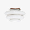 Cirren Layered Ceiling Light - Artistic Circular Silhouette Ceiling Fixture for Dining Area