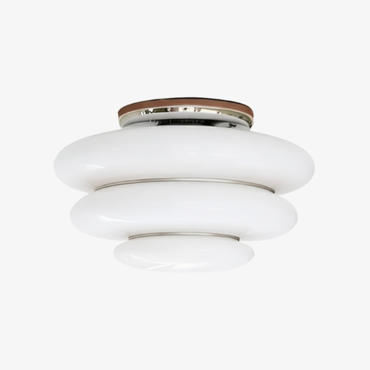 Cirren Layered Ceiling Light - Artistic Circular Silhouette Ceiling Fixture for Dining Area