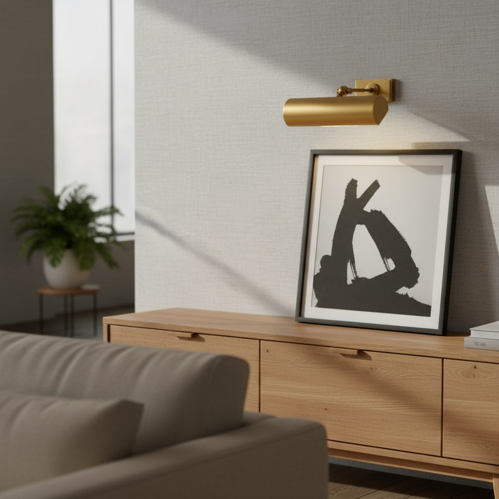 Modo Modern Wall Sconce - Angular Metal Arm Design Industrial Wall Lamp