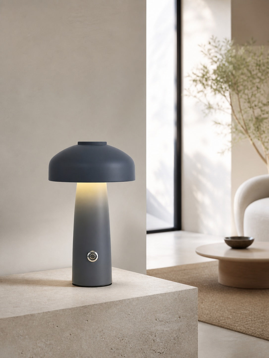 Leon Mushroom Table Lamp (built-in battery)