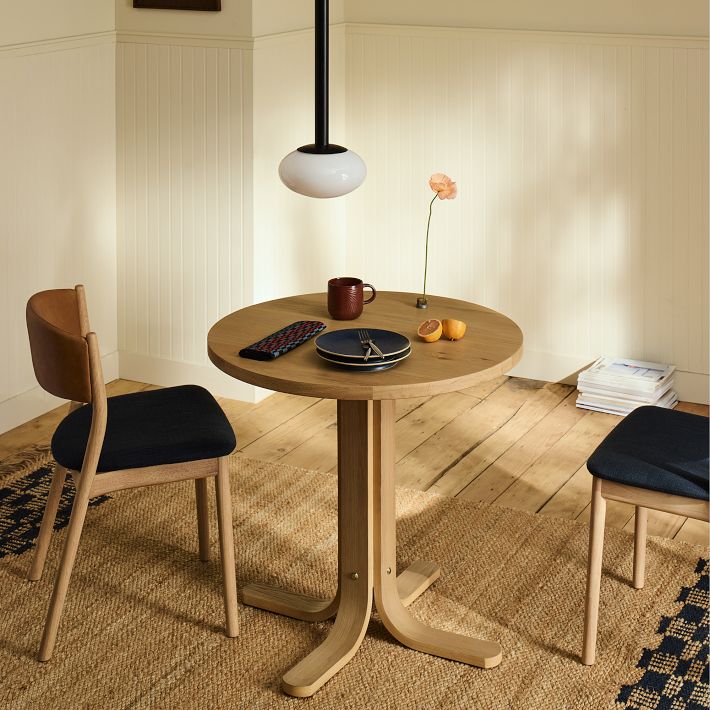 Rolvona Globe Pendant Light - Modern Oval Shade Hanging Lamp