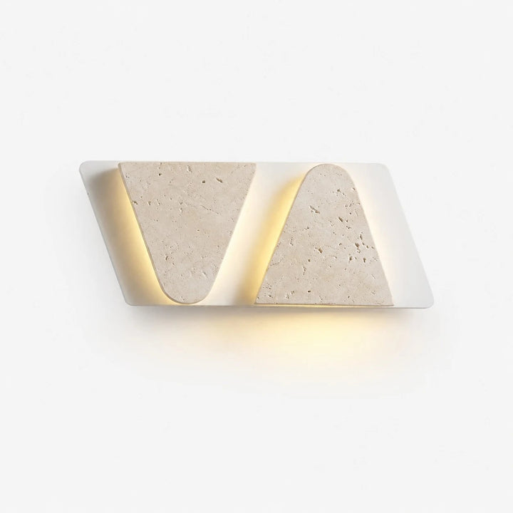 Travertine-Texture Multi-Head Wall Sconce