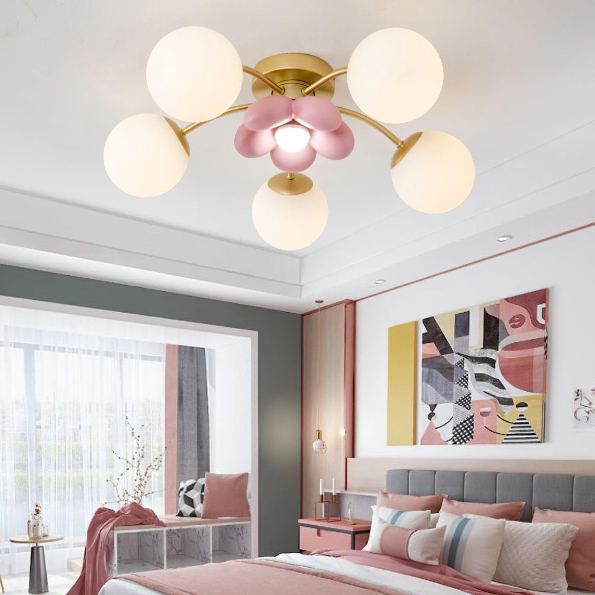 Simple Design Surround Flush Mount Lighting