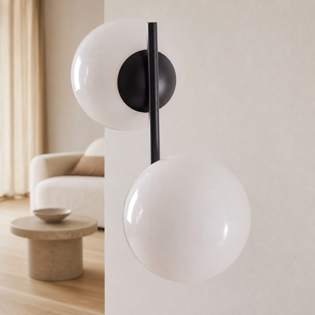 Brina Glass Multi-Light Floor Lamp - Modern Standing Light with Elegance