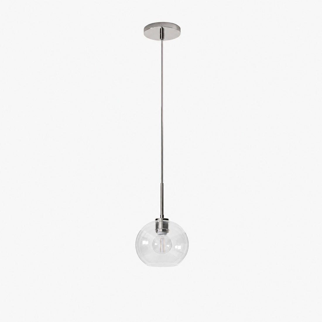 Selvion Sculptural Globe Pendant Light - Modern Glass Pendant Lamp - Sleek Design
