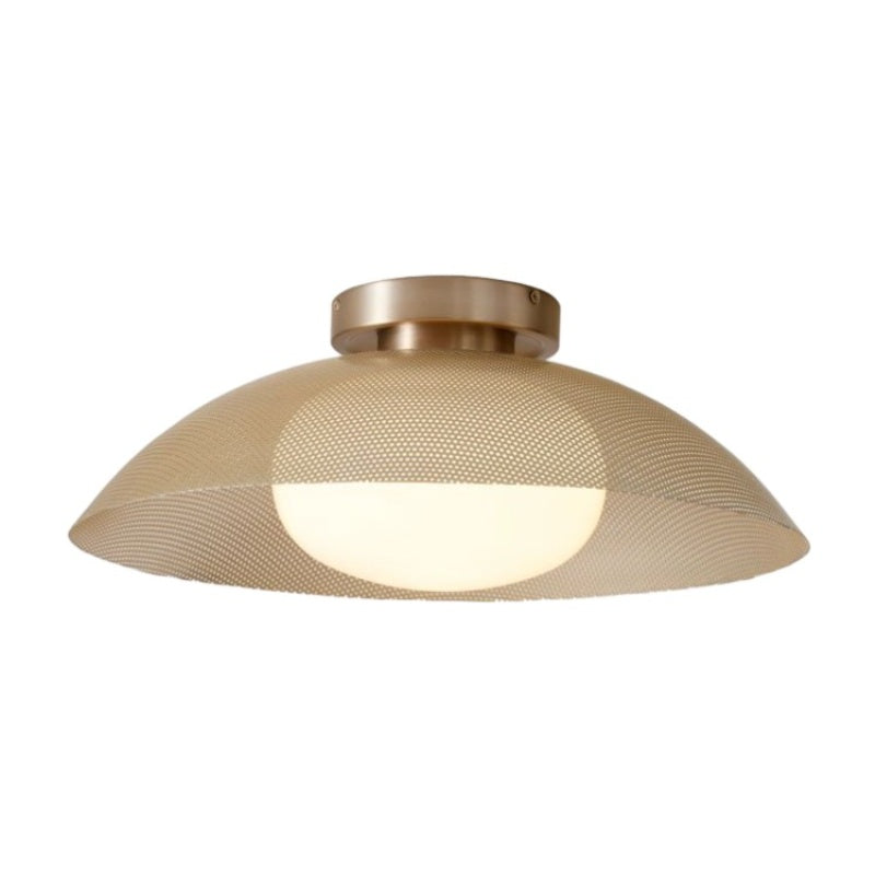 Elorina Flush Mount Glass/Metal Ceiling Light - A Stylish Fixture for Modern Spaces