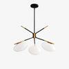 Brimush Flattened-Globe Pendant Lamp – Minimalist Architectural Form