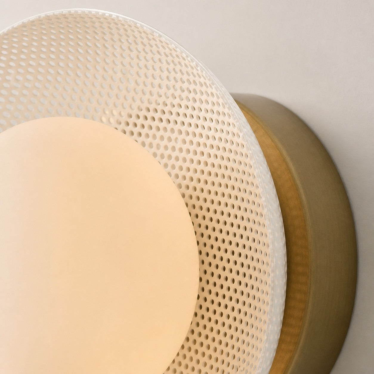 Elorina Sconce Wall Light - Textured Metal or Glass Shade