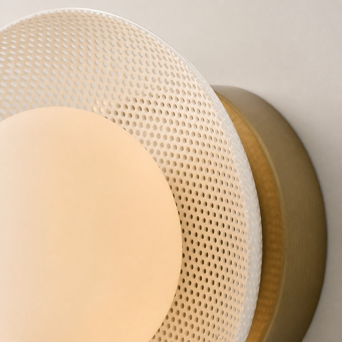 Elorina Sconce Wall Light - Textured Metal or Glass Shade