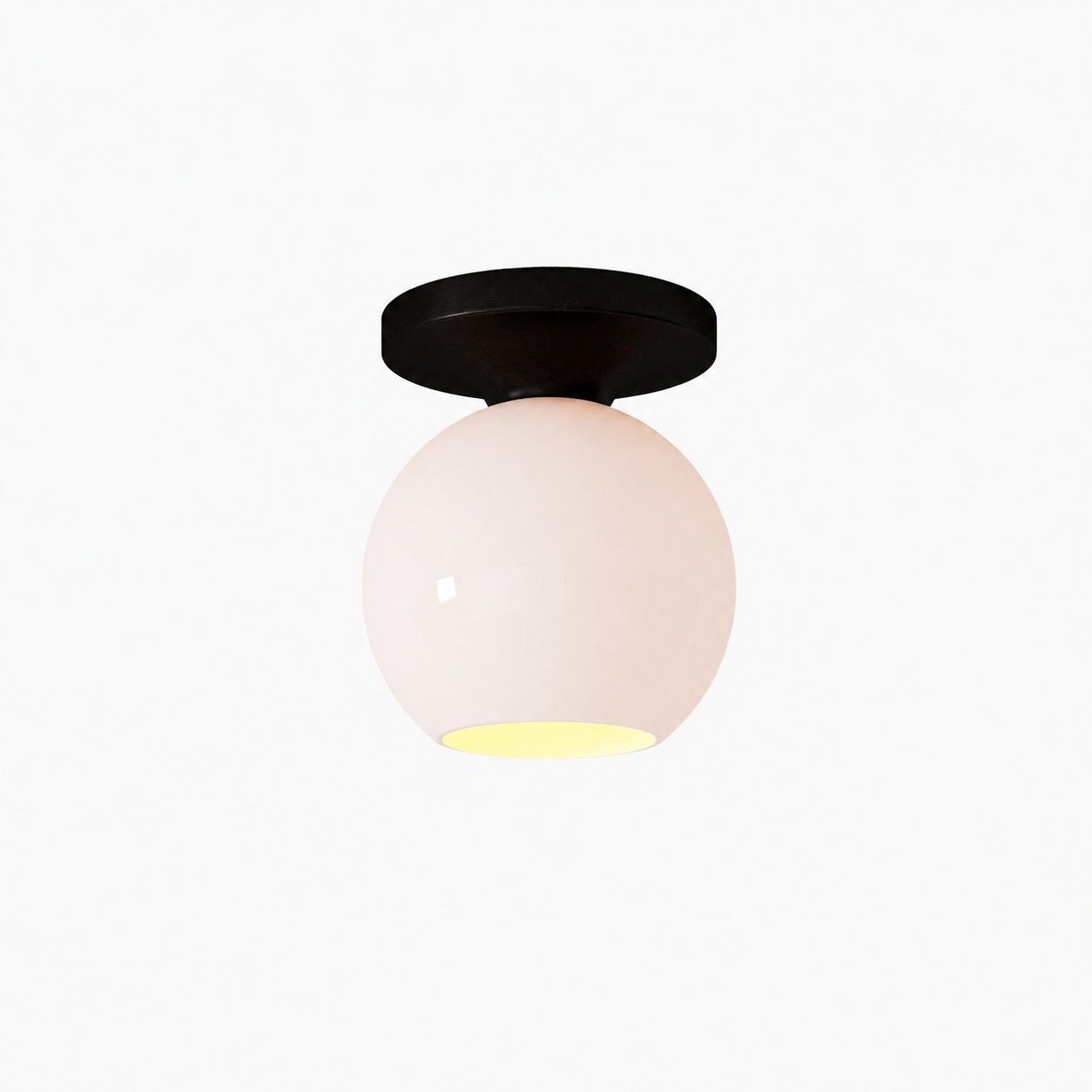Selvion Modern Globe Pendant Light - Damp-Rated Bathroom Lighting - Luxe Glass Shade