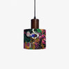 Fabric drum pendant light 24