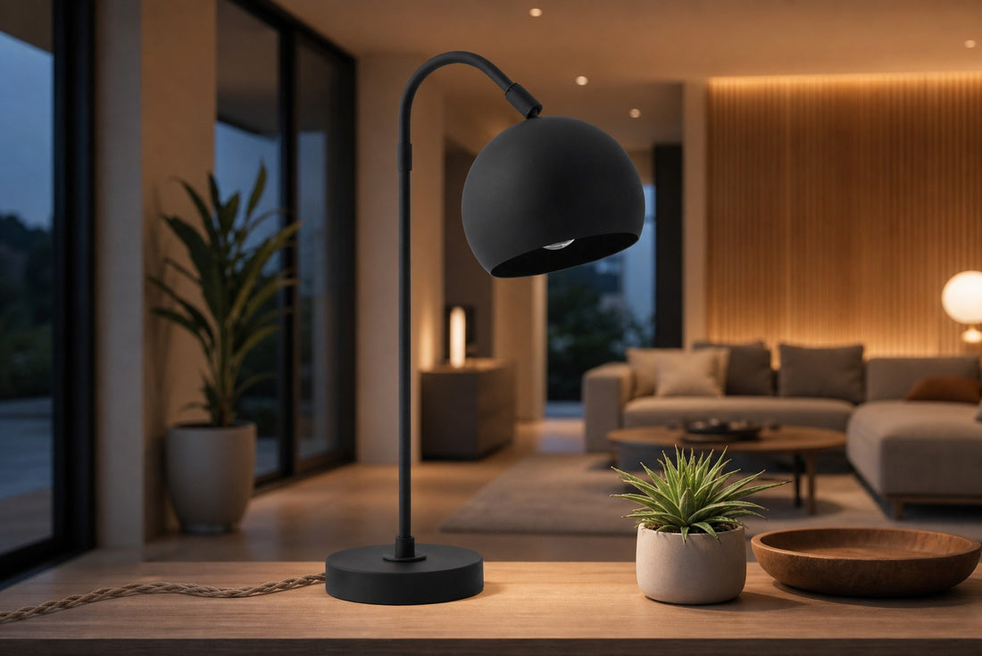 Ornato Luxe Modern Accent Table Lamp - Stylish Home Light