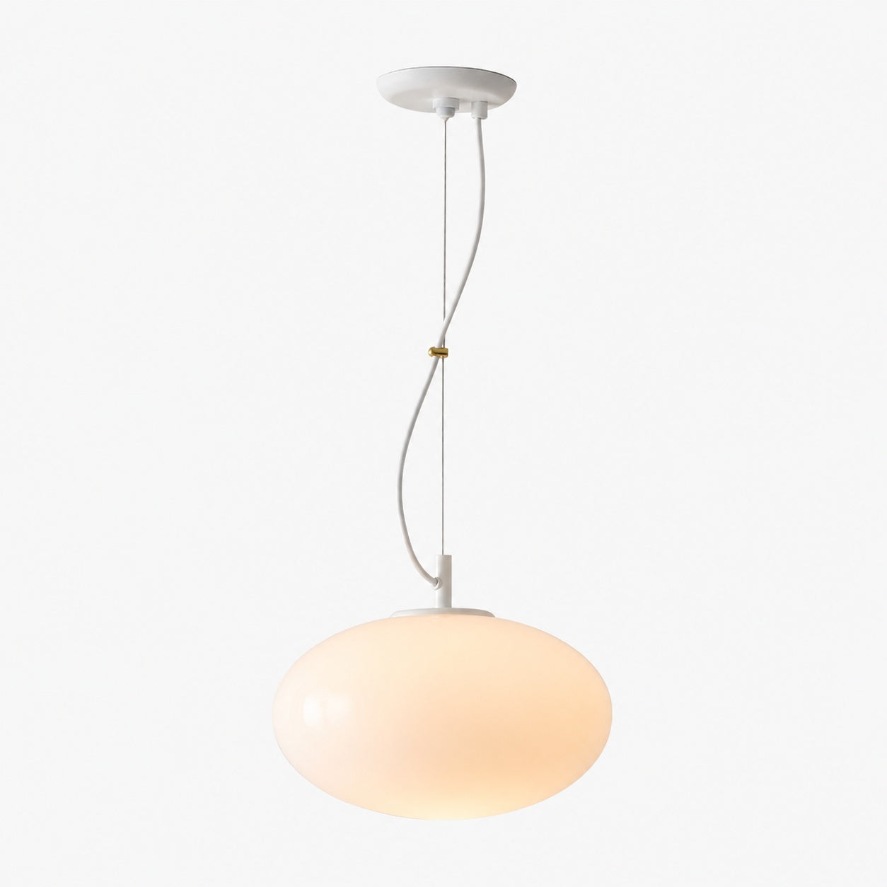 Lumivelle Minimalist Glass Pendant – Adjustable Height Dimmable Design