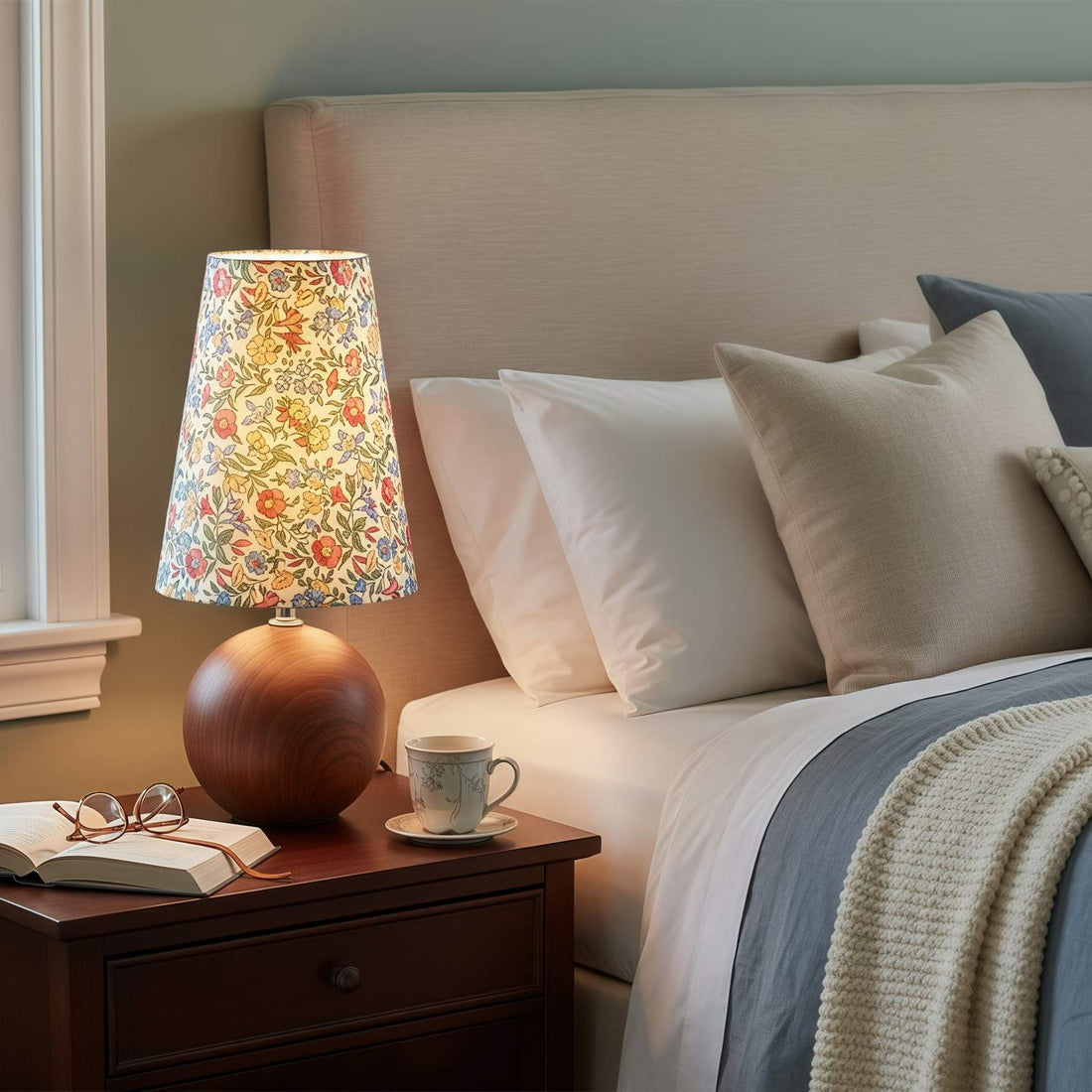 Petalyra Floral Accent Table Lamp - Sculpted Decorative Form Ambient Lighting for Home Use
