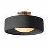 Cerova Modern Porcelain Flush Mount Ceiling Light– Elegant Ivory Shade