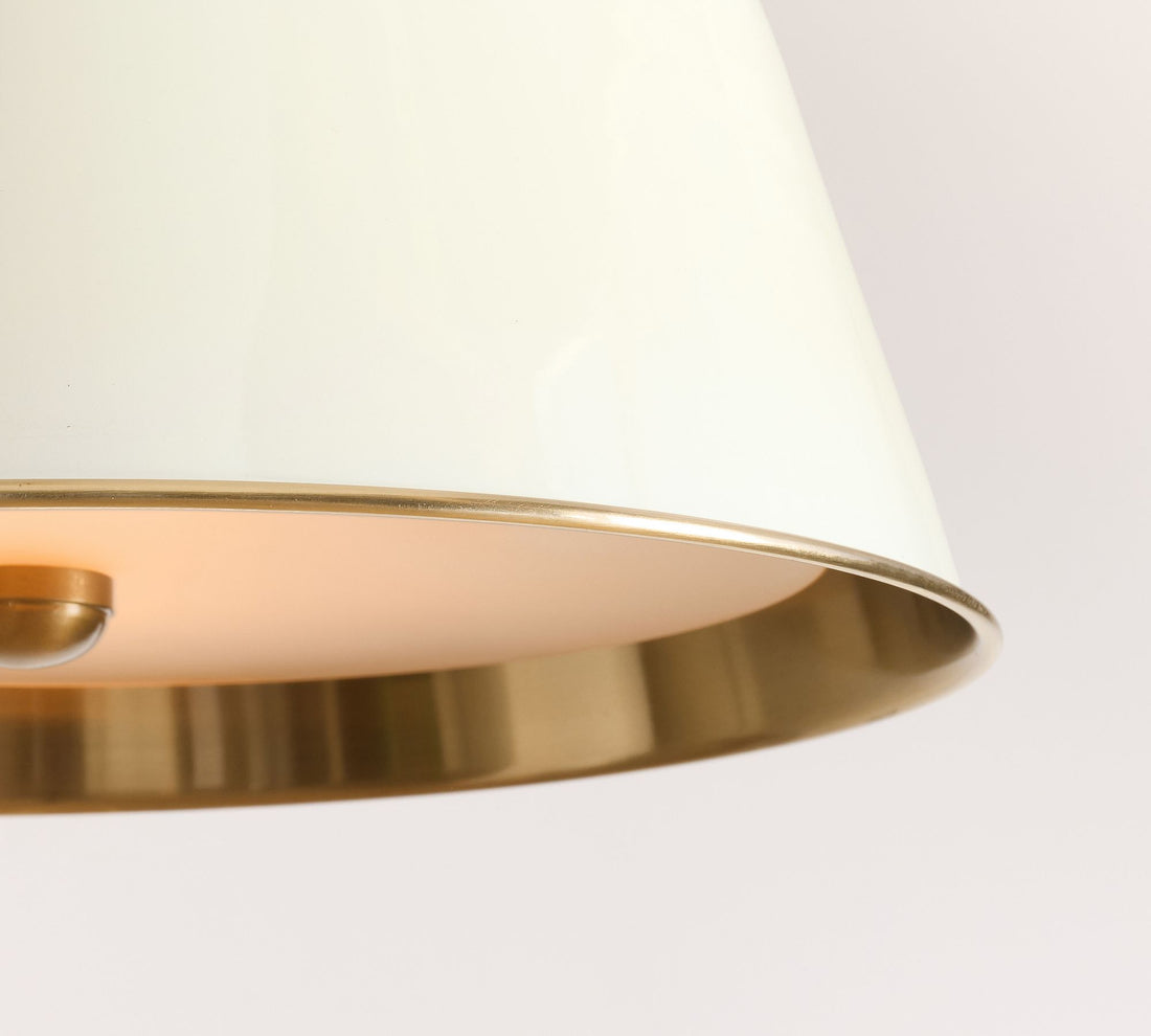 Forvara Metal Pole Pendant Light - Bell Diffuser Design for Kitchen Islands