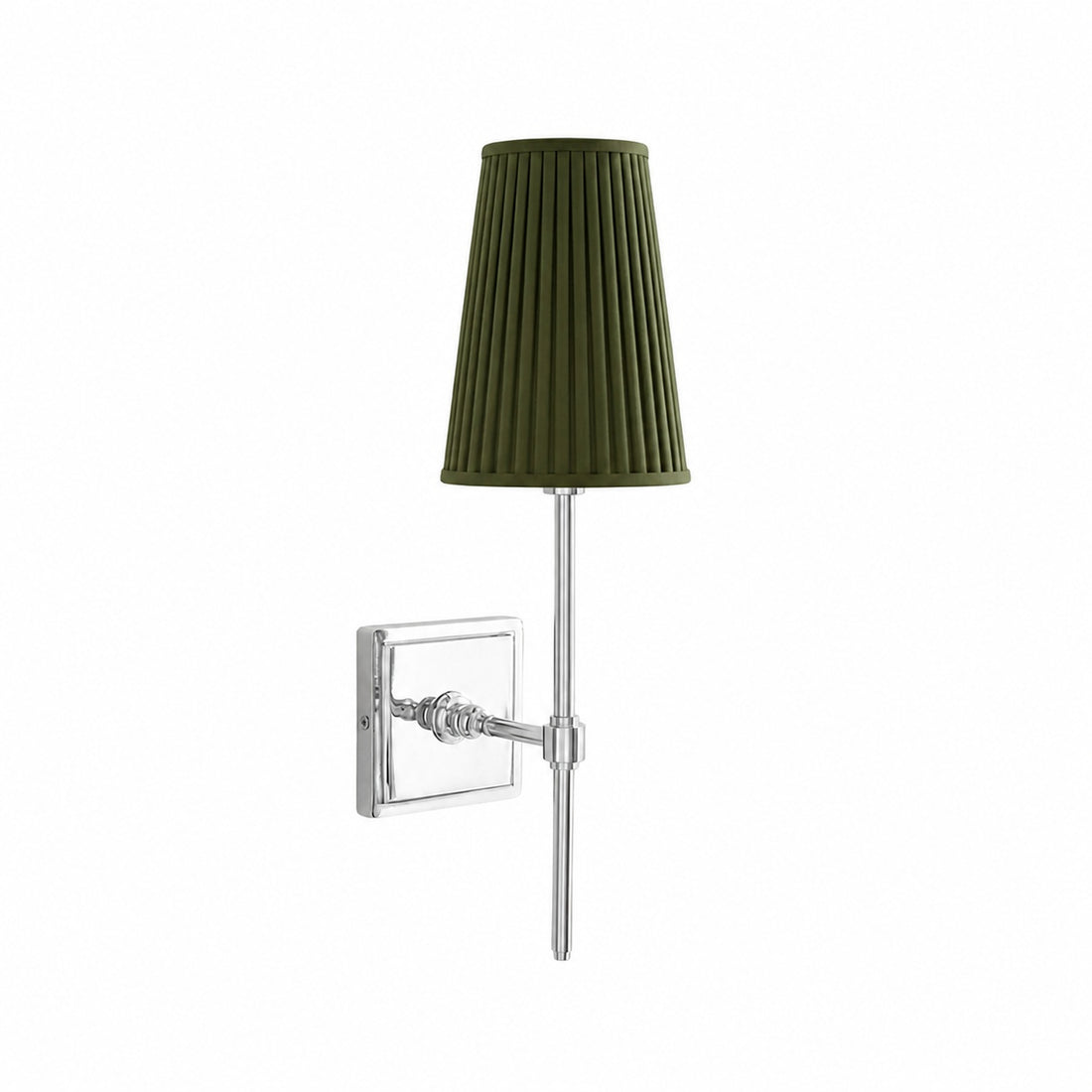 Derlina White Linen Shades Wall Lamp – Retro Metal Multi-Head Lighting Fixture