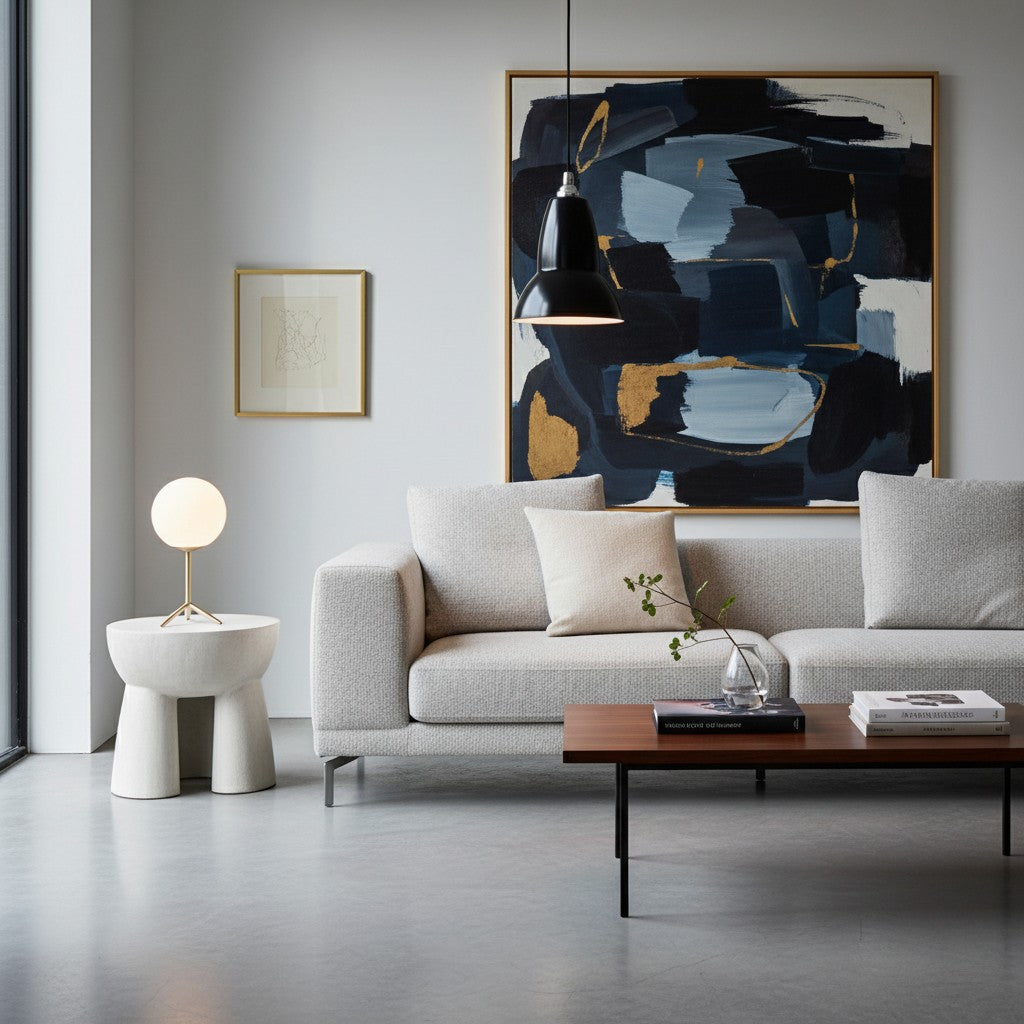Original 1227 Minimalist Classic Pendant Light with Metal Shade for Dining Area