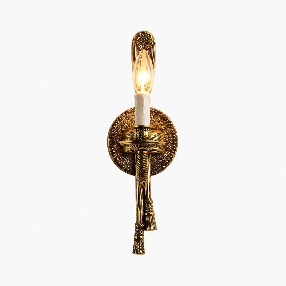 Cast Brass Sconce