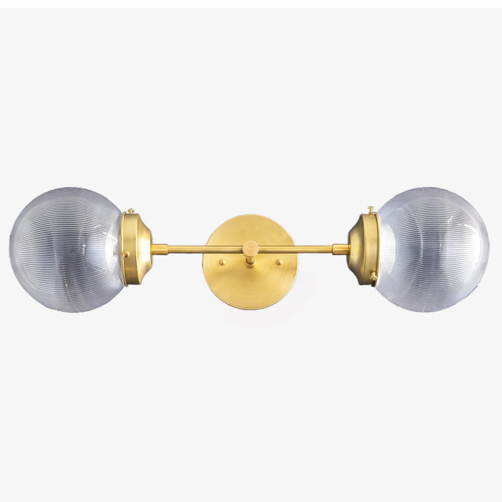 Lumio Globe Versatile Vanity Sconce - Dimmable Light for Bathroom and Hallway Use