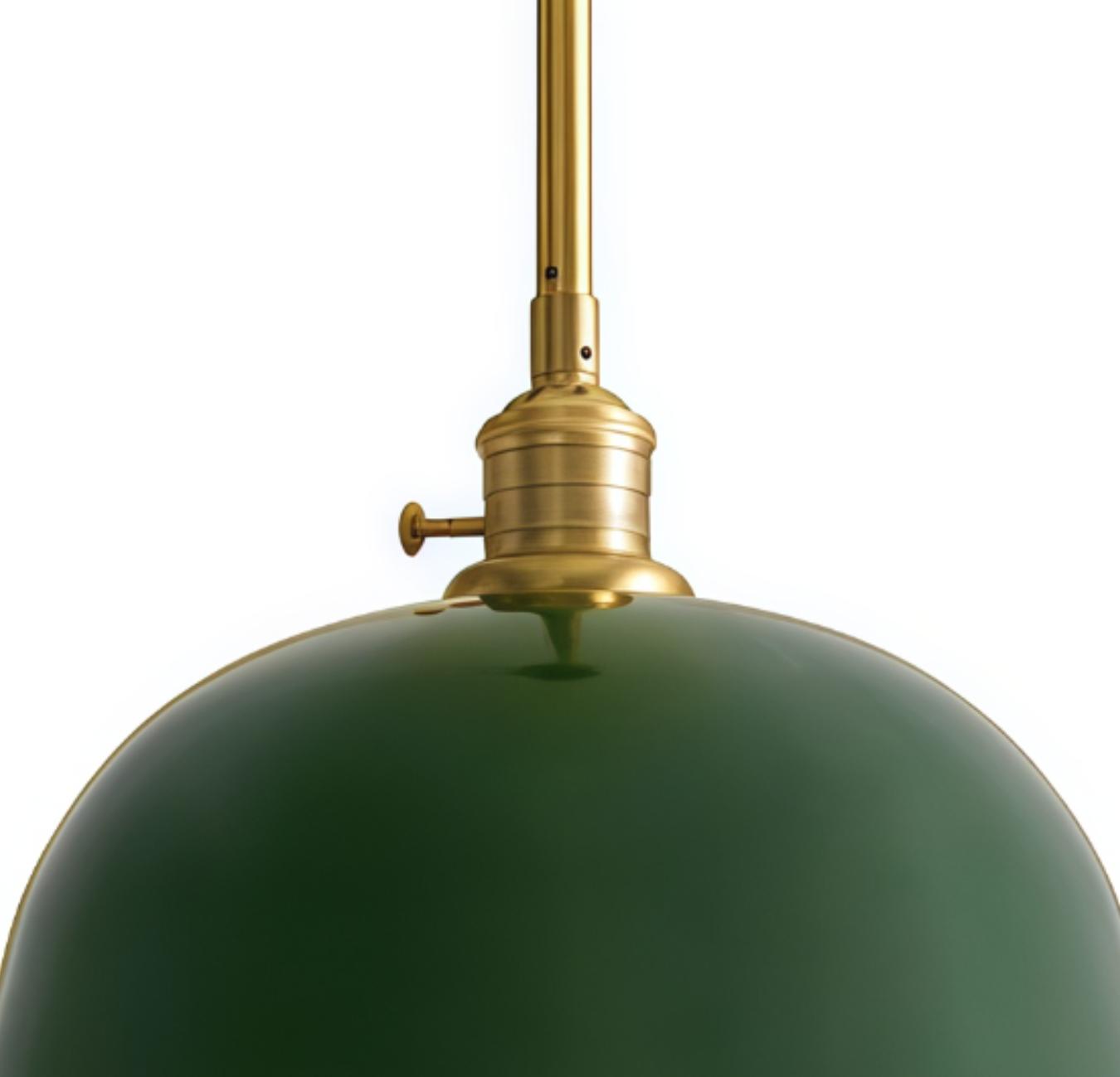 Forvara Classic Bell Pendant Light Industrial Pole Pendant Fixture for Dining Room