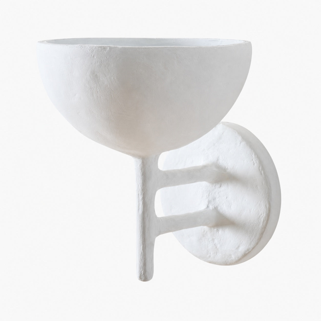 Plara Decorative Wall Lamp – Plaster‑Covered Metal Wall Light Clean Modern Style for Bathroom Vanity & Accent Walls