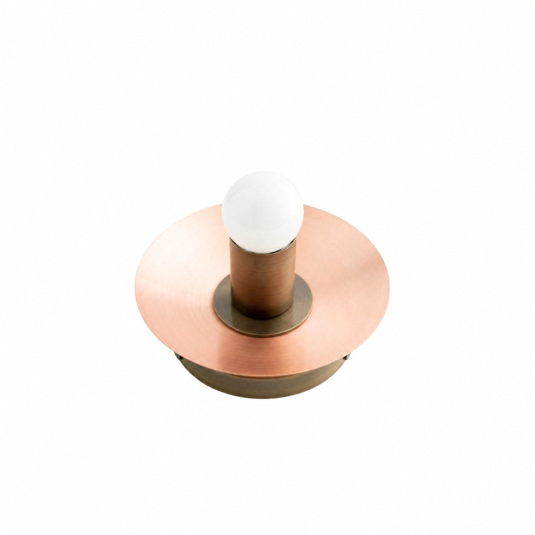 Radiro Globe Brass and Black Wall Light - Minimalist Scandinavian Sconce