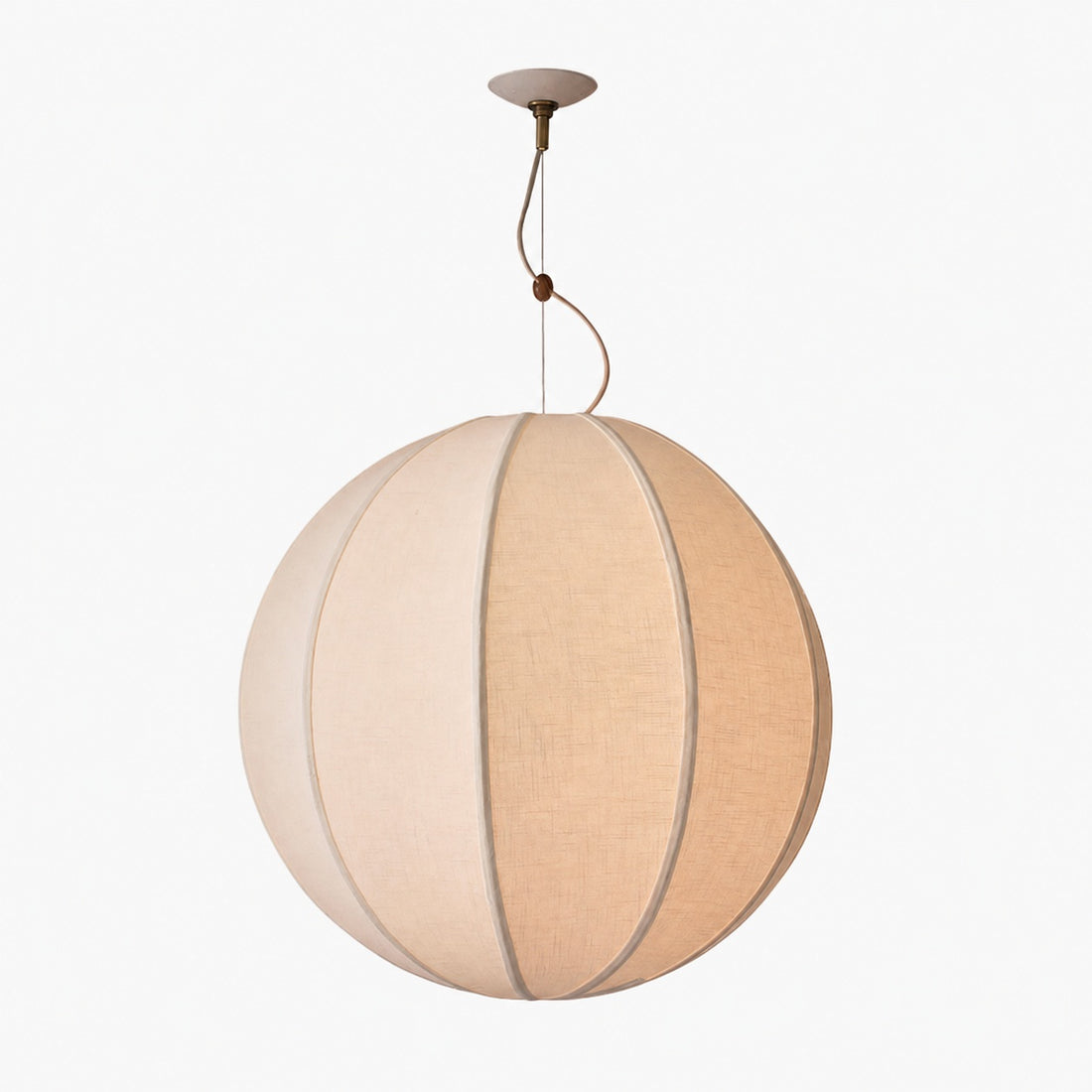Alvian Pendant Light - Linen Shade with Adjustable Height for Cozy Dining