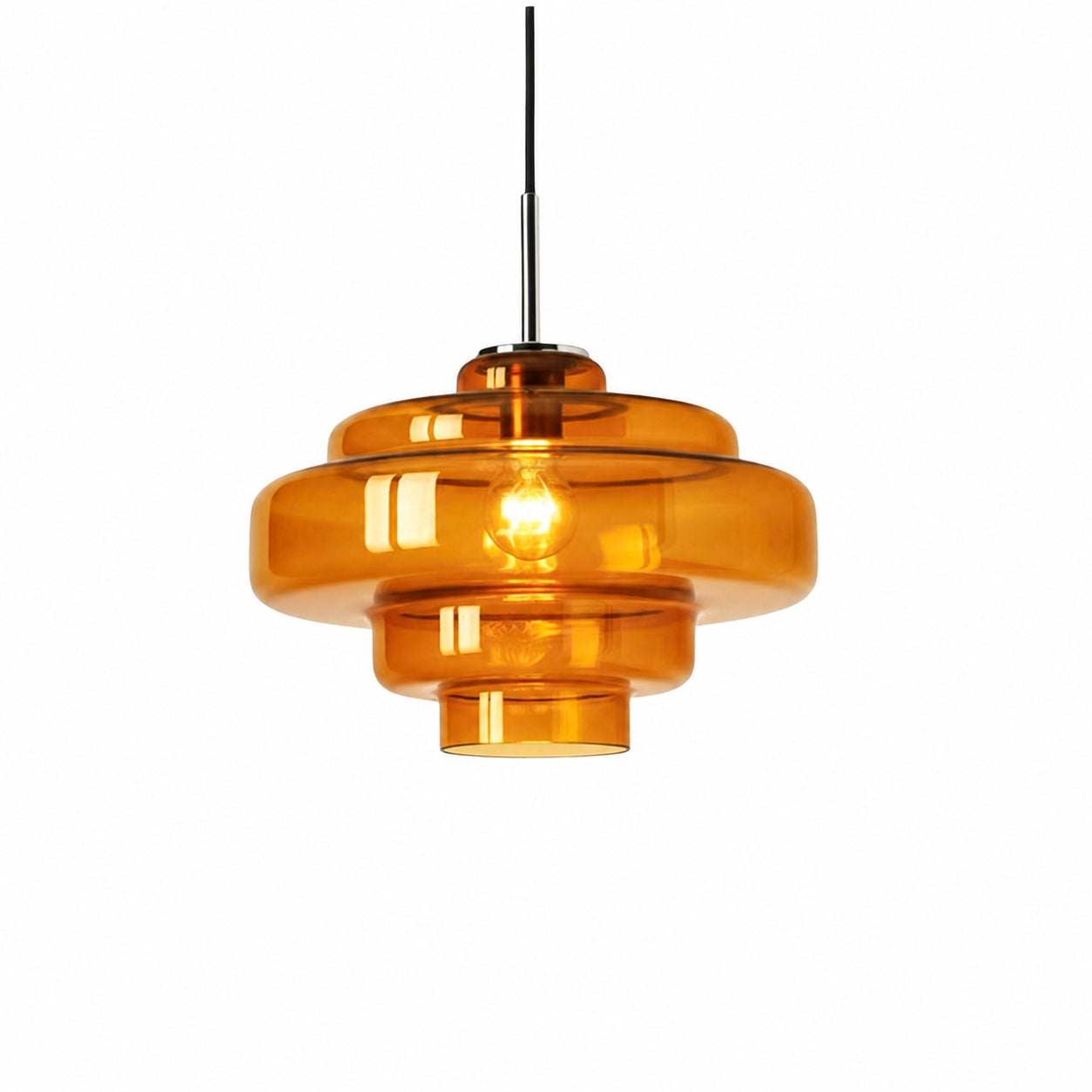 Koloro Millie Glass Pendant Light - Retro Style with Modern Elegance