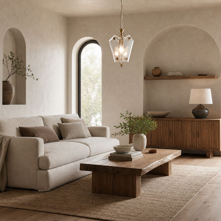 Kerise Sleek Glass Shade Pendant - Designer Ambient Light for Open Spaces or Lounges
