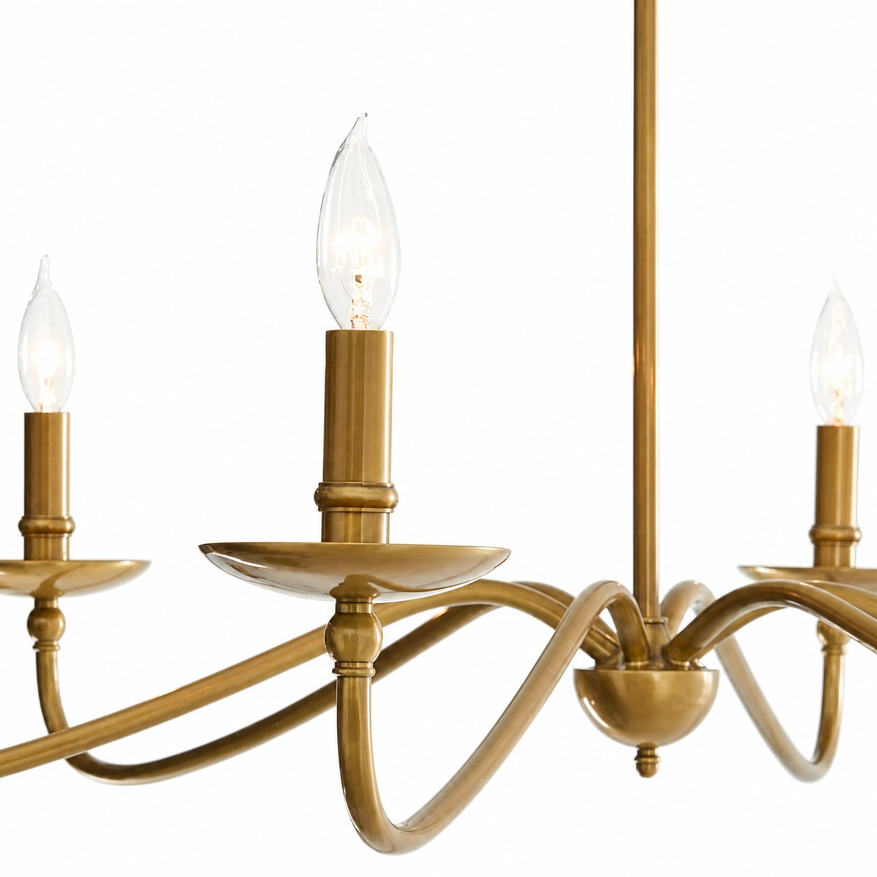 Reticula Open Iron Frame Chandelier - Indoor and Outdoor Hanging Light for Dining Room Living Room Entry