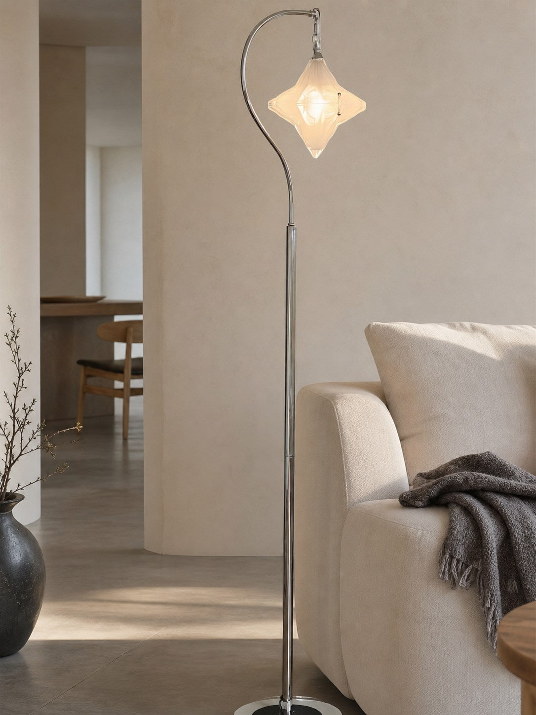 Art Deco Star Floor Lamp – Modern Standing Lamp for Living Spaces –  Astris Orion