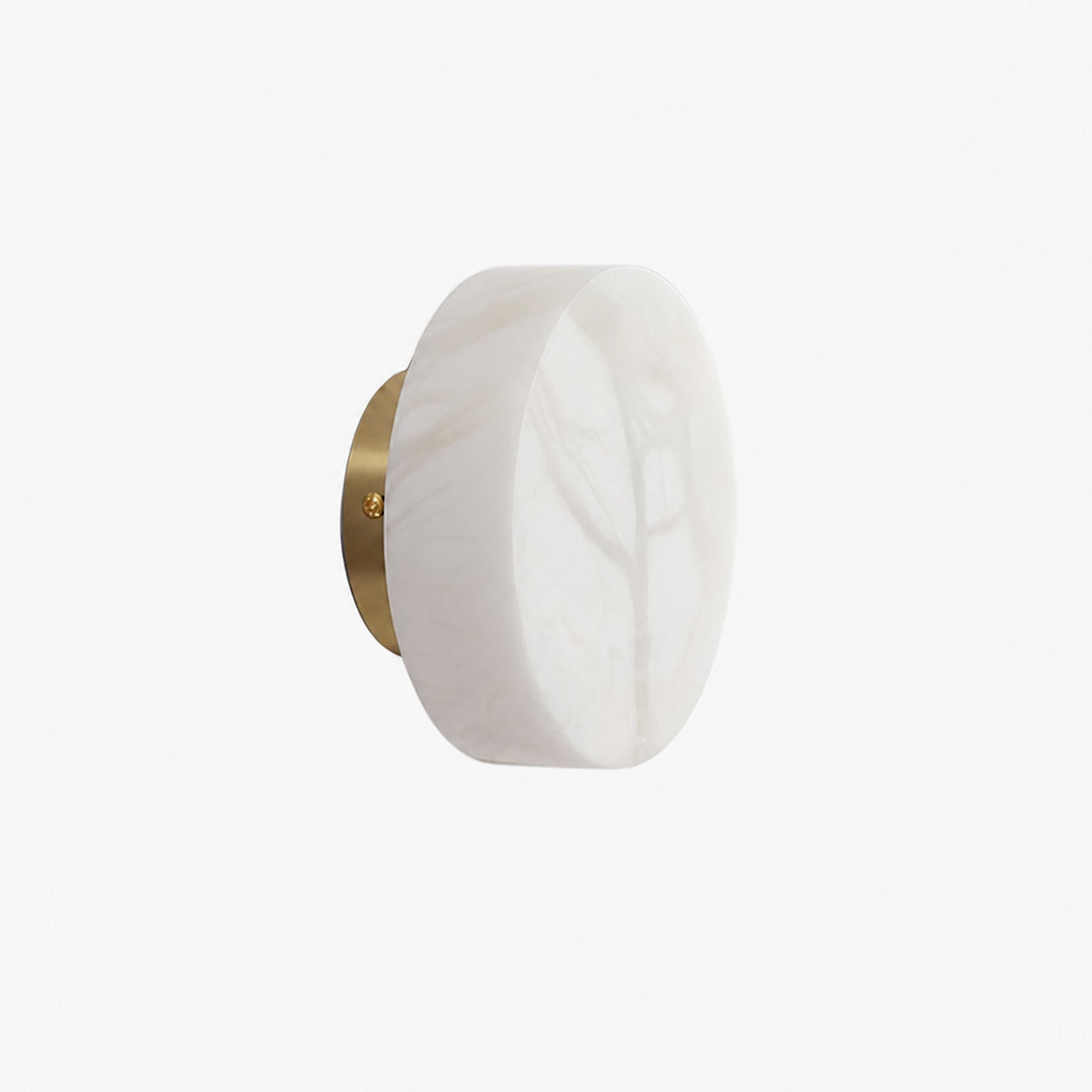 Cylindrical Alabaster Wall Lamp