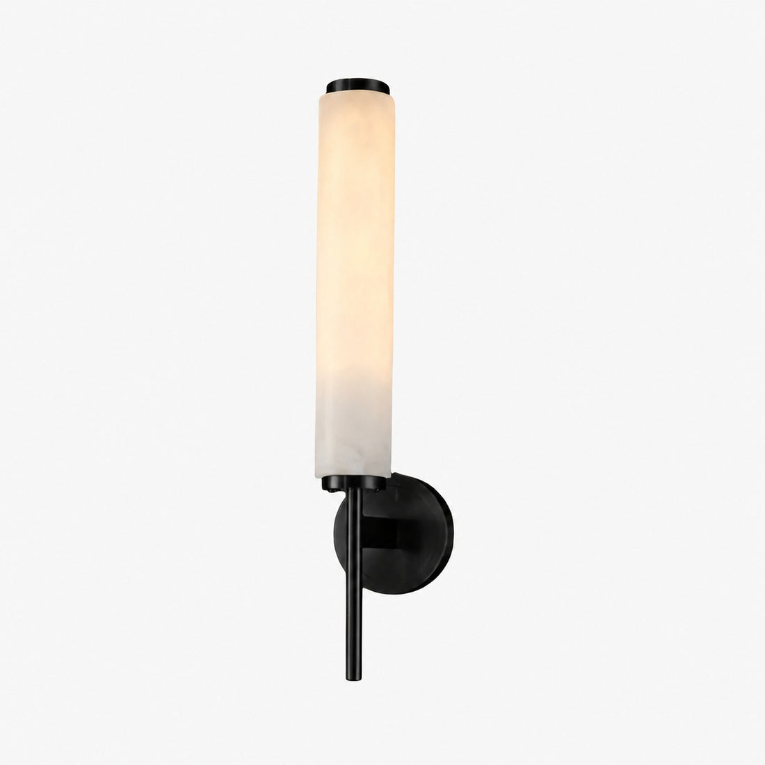 Solaryx Modern Alabaster Wall Sconce - Sculptural Living Room Mounted Light